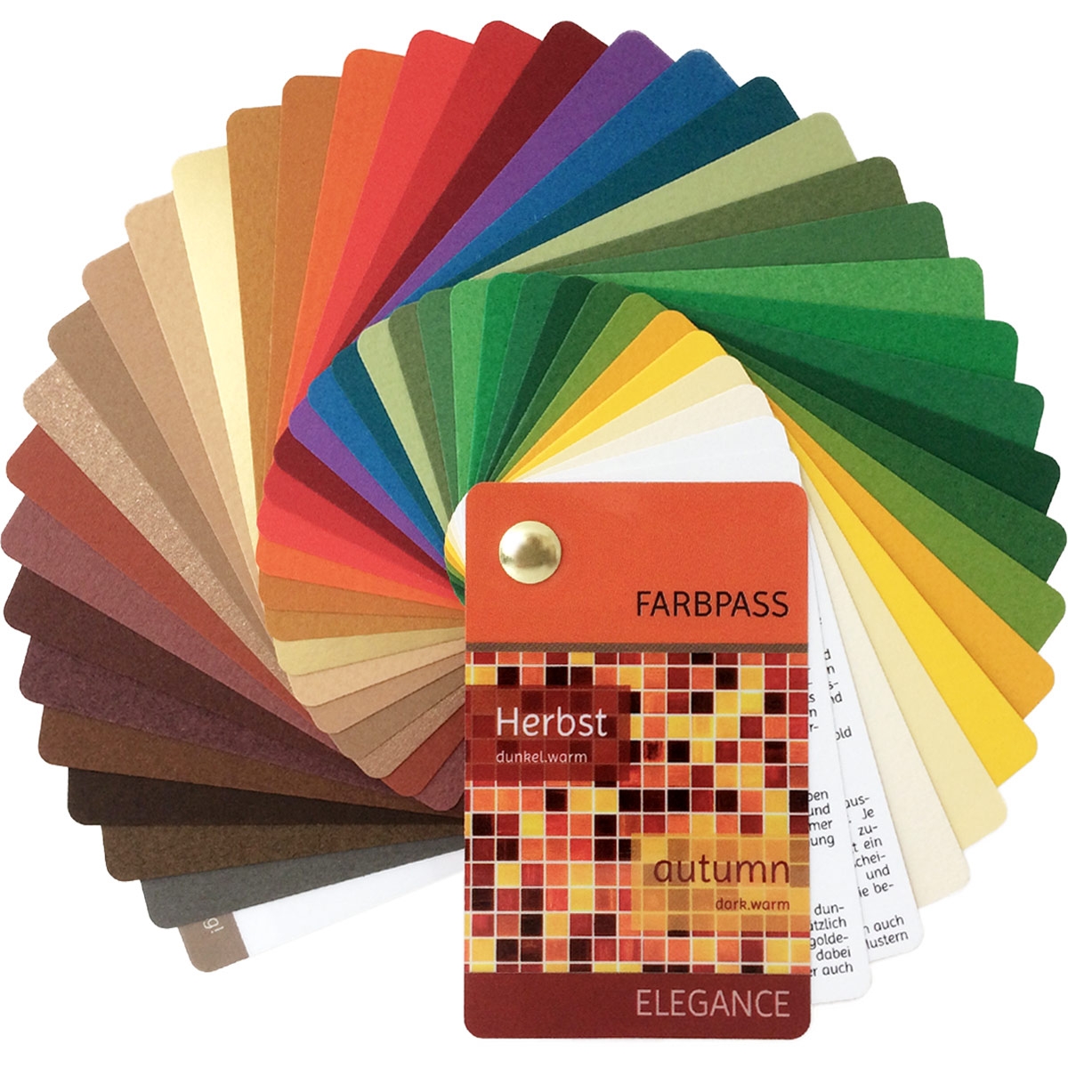 Farbpass Herbst Farbberatung mit 35 Farben  