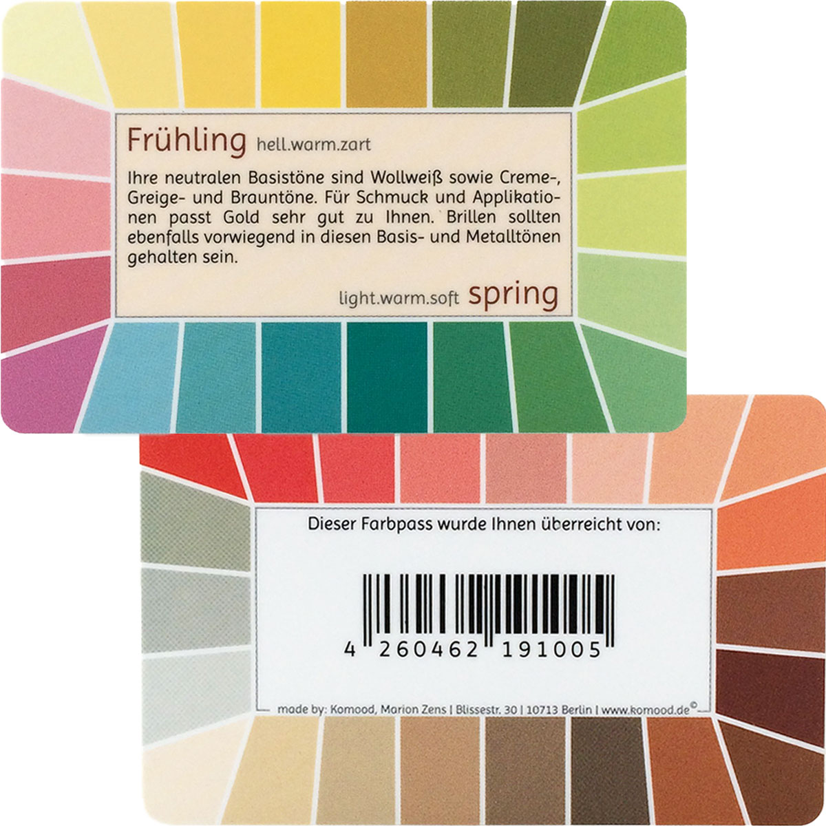 Farbpass Frühling - Loop, 44 Farben