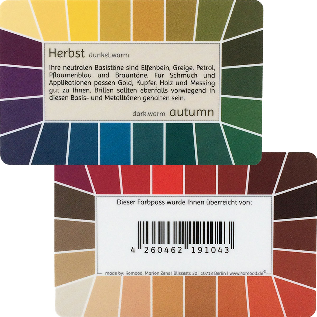 Farbpass Herbst - Loop, 44 Farben
