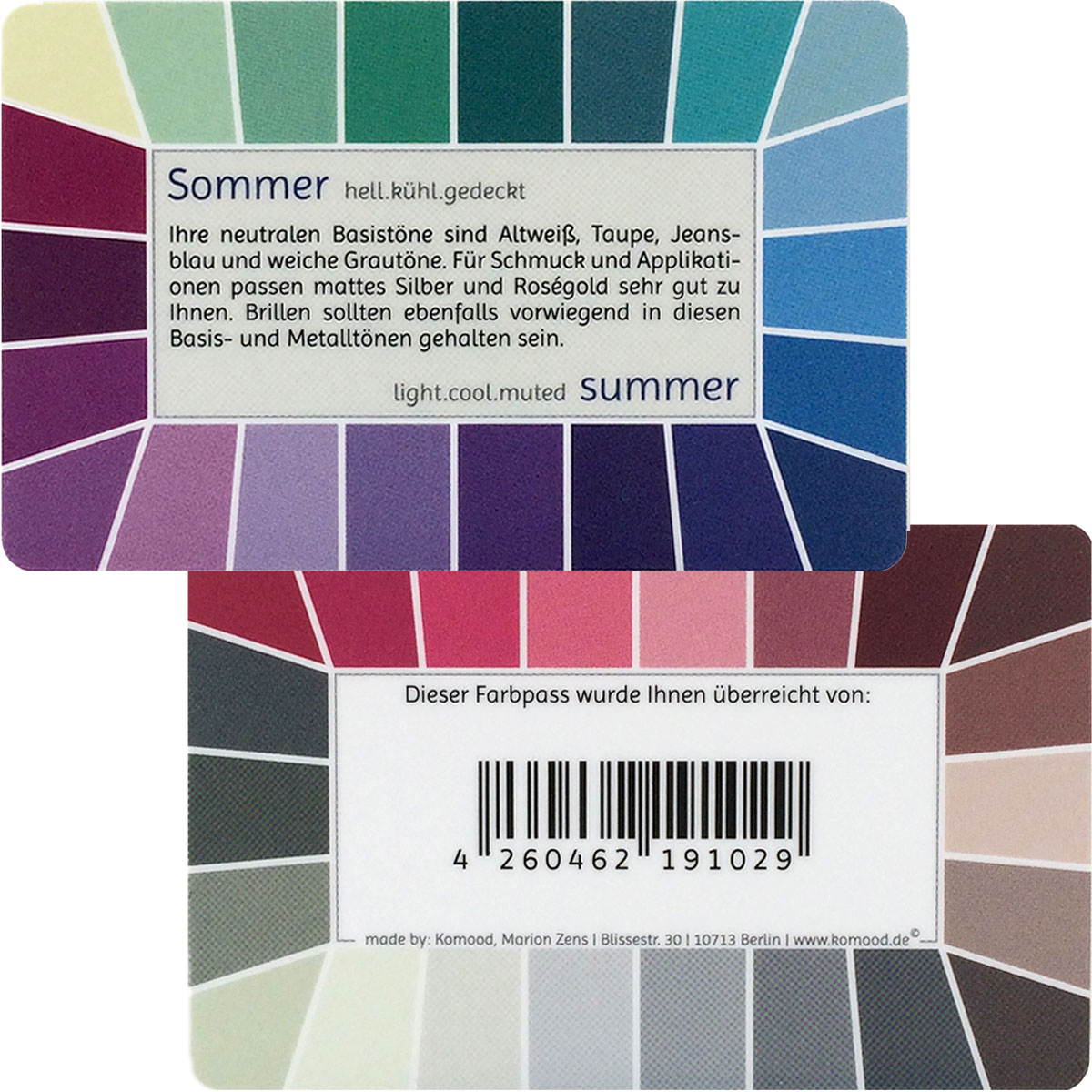 Farbpass Sommer - Loop, 44 Farben