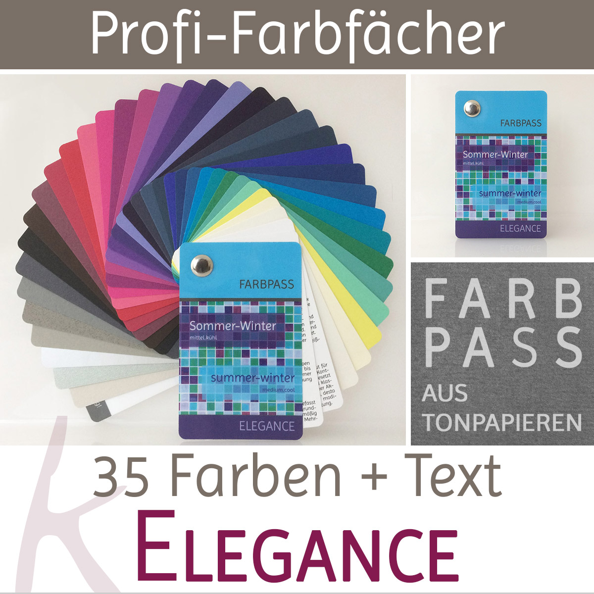Farbpass Sommer-Wintertyp - Elegance | Komood