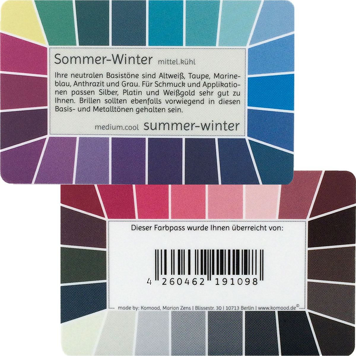 Farbpass Sommer-Winter - Loop, 44 Farben