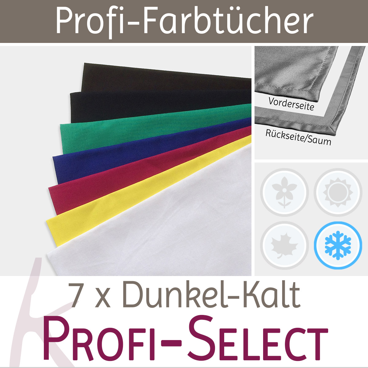 Tücherset Winter - Dunkel-Kalt - Profi-Select | Komood