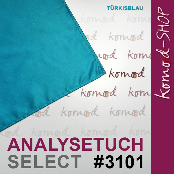 Farbtuch SELECT #3101 - Türkisblau - zur Farbberatung | Komood.de
