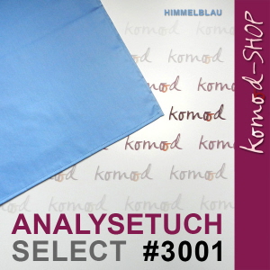 Farbtuch SELECT #3001 - Himmelblau - zur Farbberatung | Komood.de