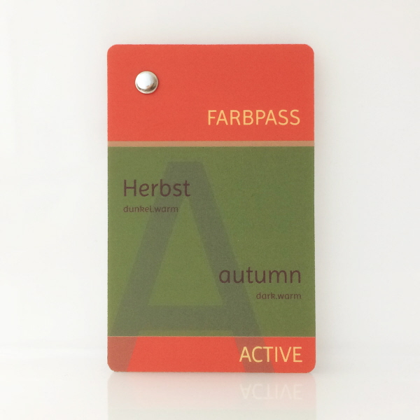 Farbtyp Herbst - Profi-Farbpass der Reihe Active