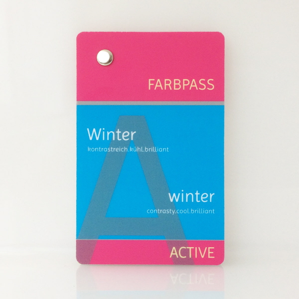 Farbtyp Winter - Profi-Farbpass der Reihe Active