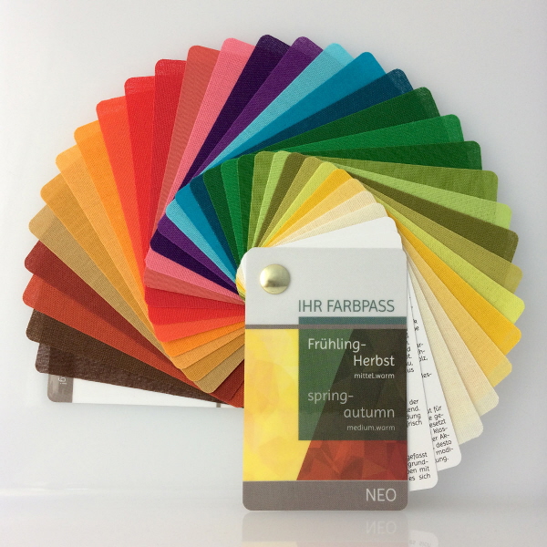 Farbtyp Frühling-Herbst - Farbpass der Reihe Neo