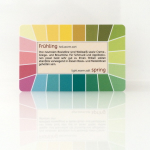 Farbtyp Frühling - Farbpass der Reihe Loop