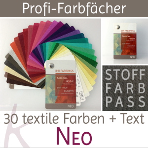 Stoff-Farbpass Farbtyp Sommer-Herbst - Neo