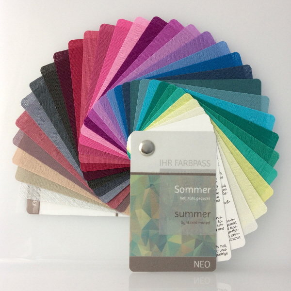 Farbtyp Sommer - Farbpass der Reihe Neo